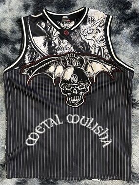 Y2k Metal Mulisha Graphic Deegan Jersey Tank